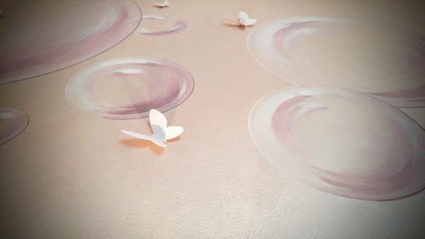 bubbles and butterflies decorazioni per interni; decori per interni; pitture decorative